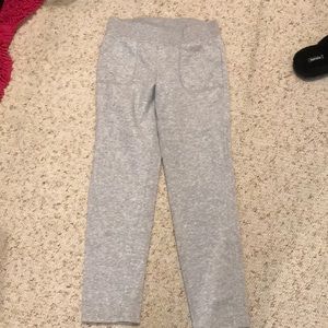 Gray sweat pants